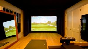 Indoor golf simulator