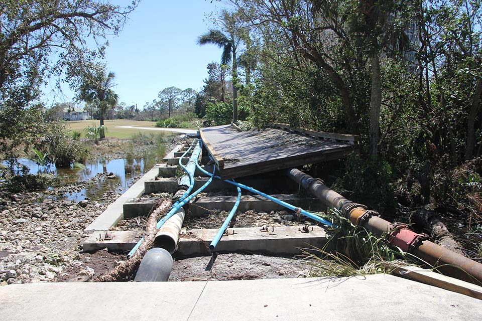 Hurricane Ian's effect on Fred Fung and Bonita Bay Club